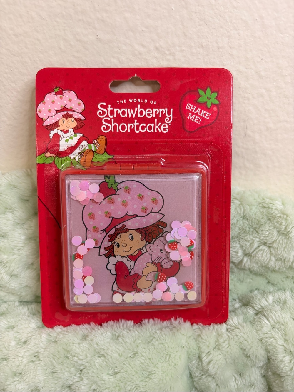 🍓Strawberry Shortcake Confetti Shake Compact Mirror NWT
